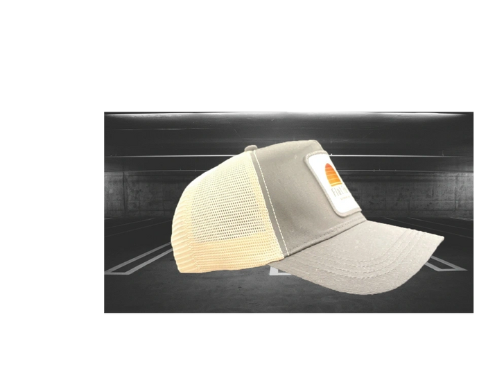 Flat Four Sun Burst Badged - Retro Trucker Cap