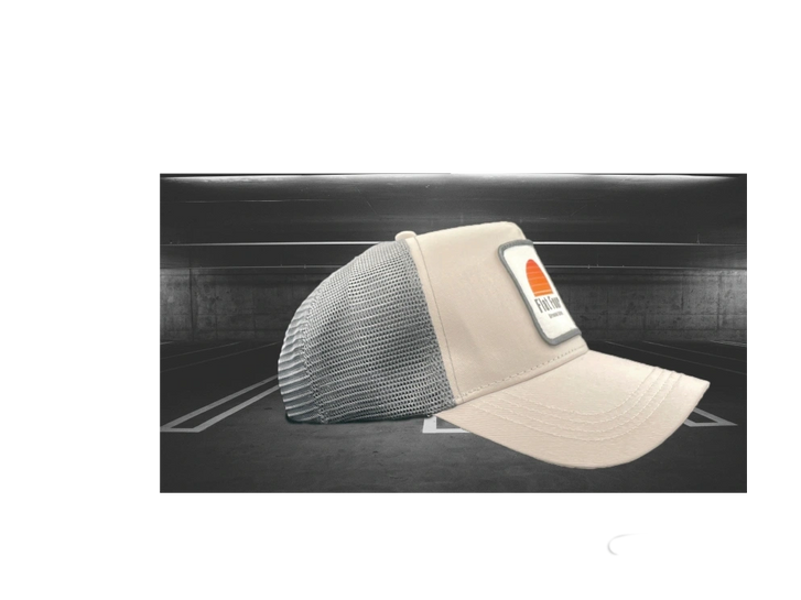 Flat Four Sun Burst Badged - Retro Trucker Cap