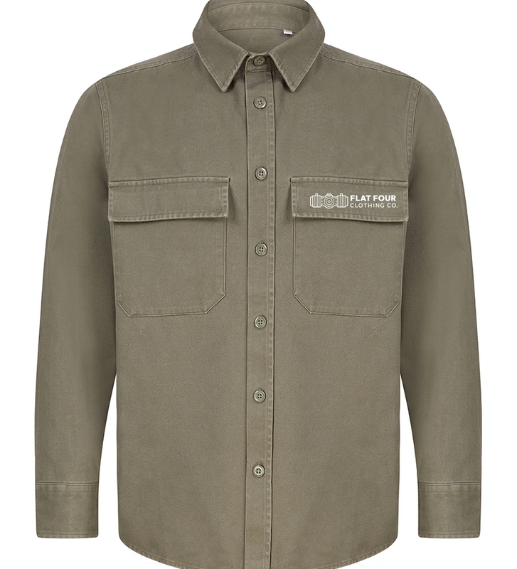 Flat Four Drill Overshirt
